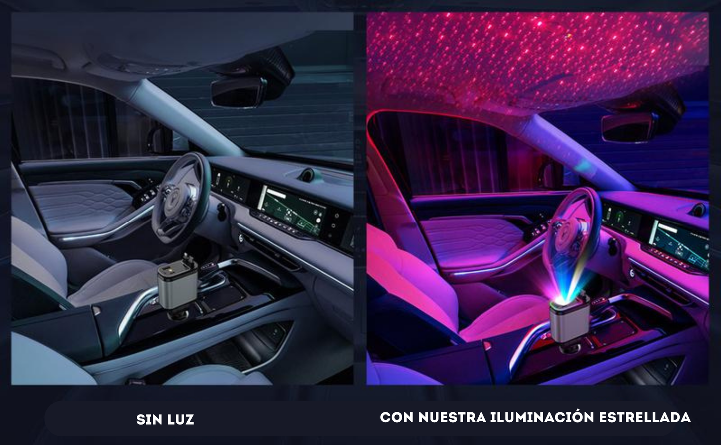 ¡Súper CARgador 4 en 1 para tu coche!