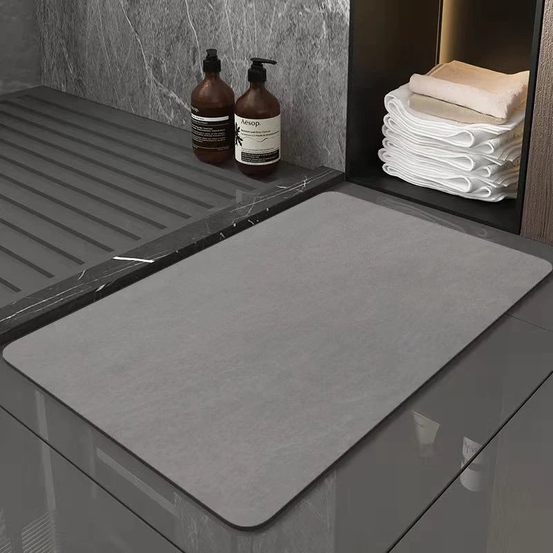 Alfombra de Baño Súper Absorbente de Diatomita